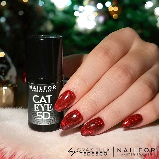 Semipermanente smalto colore per unghie: CAT EYE 5D - 83 Nailfor 11,99 € 2