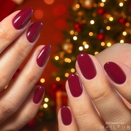 Semipermanente smalto colore per unghie: CHIC SMALTO SEMIPERMANENTE - 394 Borgogna Nailfor 7,99 €