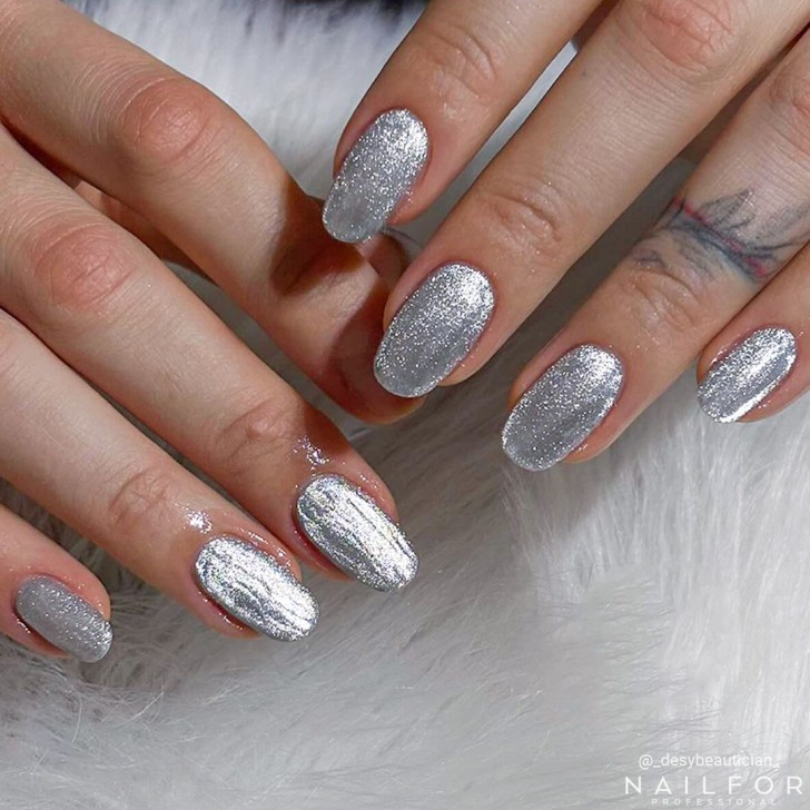 Semipermanente smalto colore per unghie: CAT EYE GALAXY SILVER 25-CAT Nailfor 11,99 €