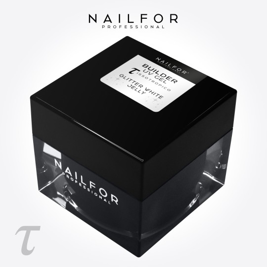 GEL THIXOTROPE PREMIUM- GLITTER WHITE JELLY 50ML 2