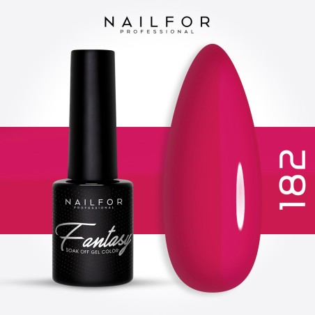 Semipermanente smalto colore per unghie: FANTASY Smalto Gel Semipermanente - 182FAN Viva Magenta Nailfor 6,99 €