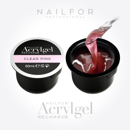 2X RICARICA ACRYLGEL - CLEAR PINK 50ML (2x50ml)