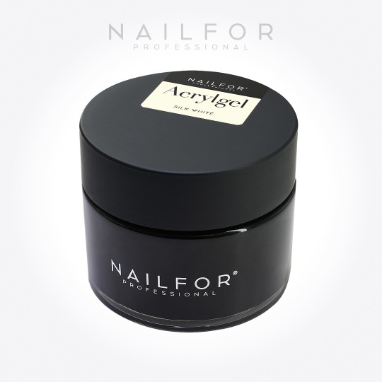 Gel per unghie ricostruzione ACRYLGEL BARATTOLO - SILK WHITE 50ML Nailfor 19,99 € 2