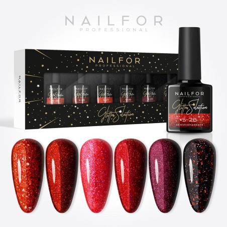 Kit Semipermanente - Glitter Selection 5