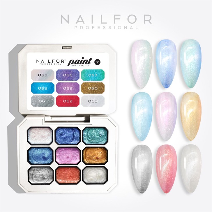 Kit Paint Solid Gel Uv - 07 STELLAR