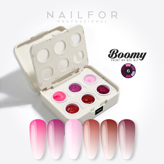 Paint Kit Gel Color BOOMY 6 - SAKURA