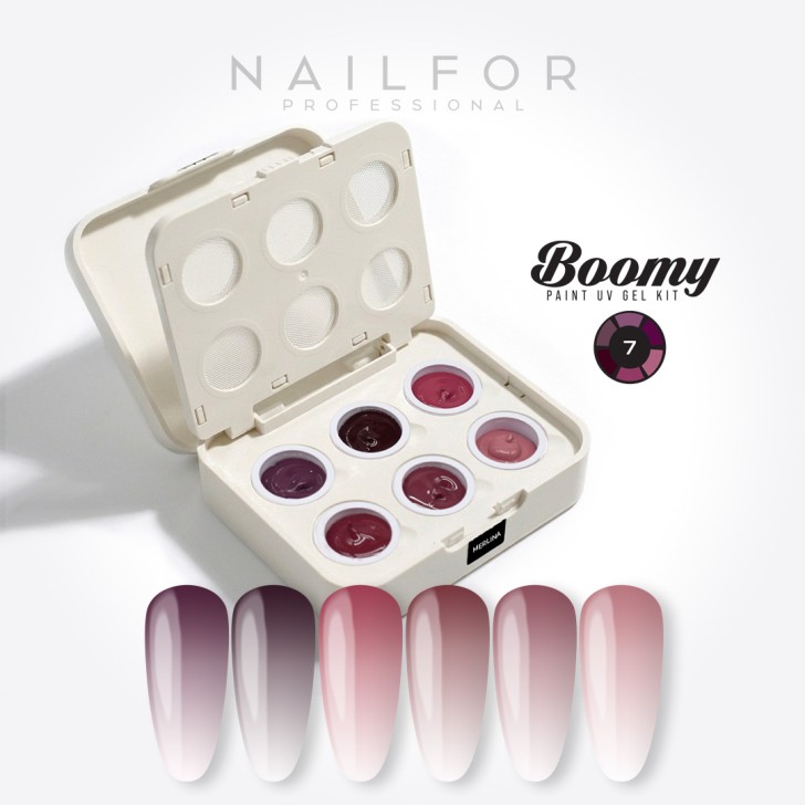 Paint Kit Gel Color BOOMY 7 - MERLINA