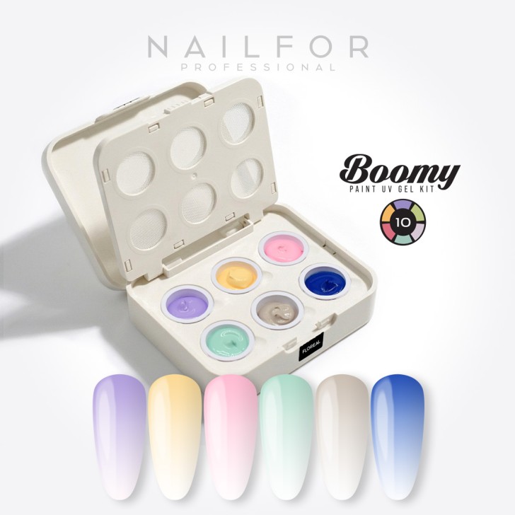 Kit Paint Gel Color BOOMY 10 - FLORÉAL