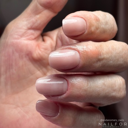 Nude Natural 03 - SEMI-PERMANENT gel base Rubber semi -lift