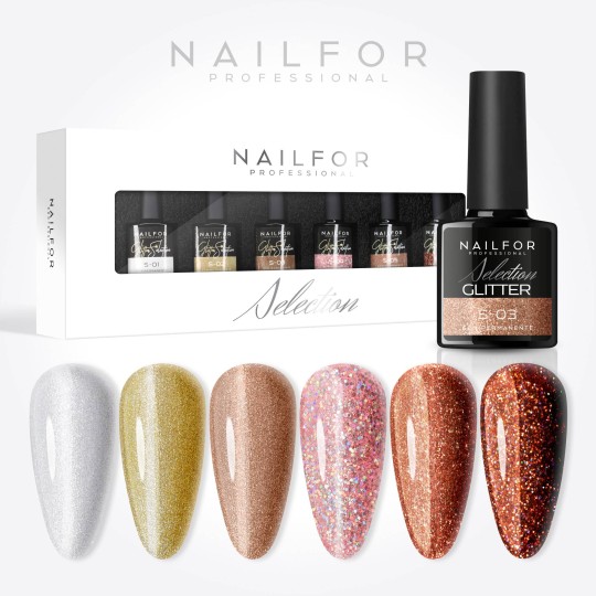 Kit Semipermanente - Glitter Selection 1