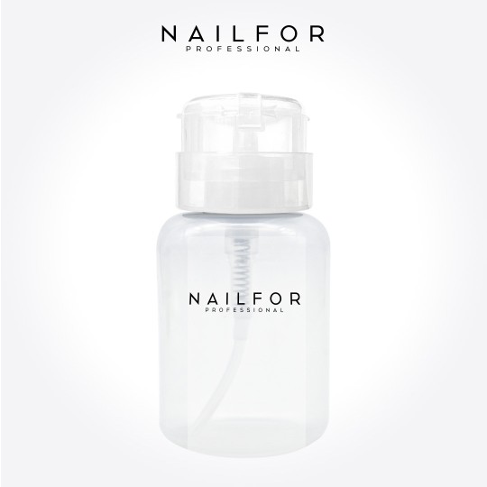accessori per unghie, nails nail art alta qualità Dispenser Dosatore Liquidi con pompetta - TRASPARENTE CON LOGO Nailfor 2,99...