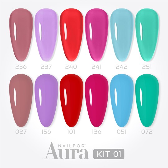 Aura SEMI-PERMANENT SET - Kit 1 2