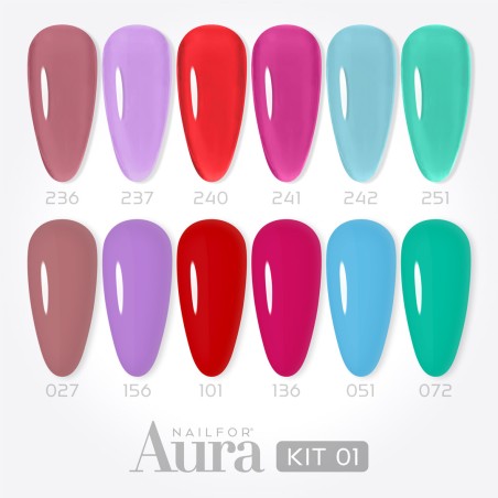 Aura SEMI-PERMANENT SET - Kit 1