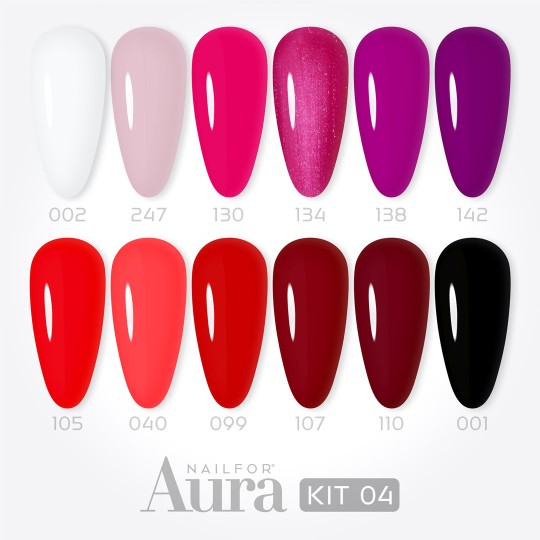 Aura SEMI-PERMANENT SET - Kit 4 2