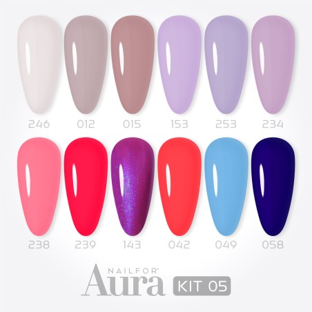 Aura SEMI-PERMANENT SET - Kit 5