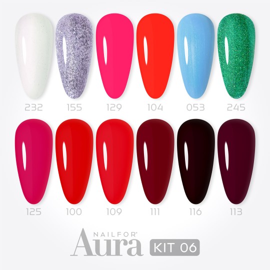 Aura SEMI-PERMANENT SET - Kit 6 2