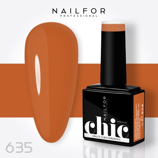 Semipermanente smalto colore per unghie: CHIC SMALTO SEMIPERMANENTE - 635 Nailfor 7,99 €