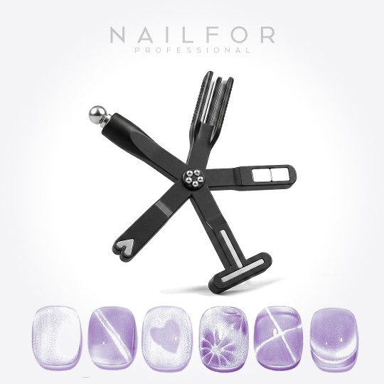 Aimant 8 en 1 pour Cat eyes - Flakes de neige