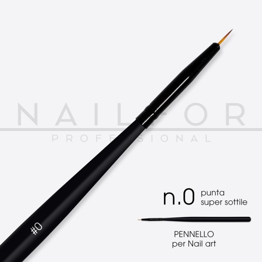 PENNELLO PRO punta sottile n.0