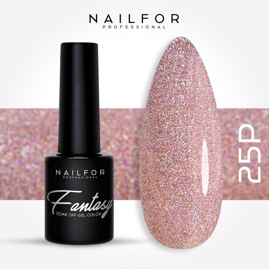 FANTASY Vernis Gel PLAT PLATINUM Semi-Permanent-25P