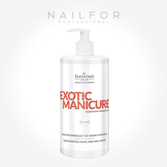 EXOTIC MANICURE Crema rigenerante mani e unghie 500ml -...