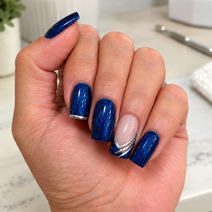 Line Gel Color - Silver Mirror 28