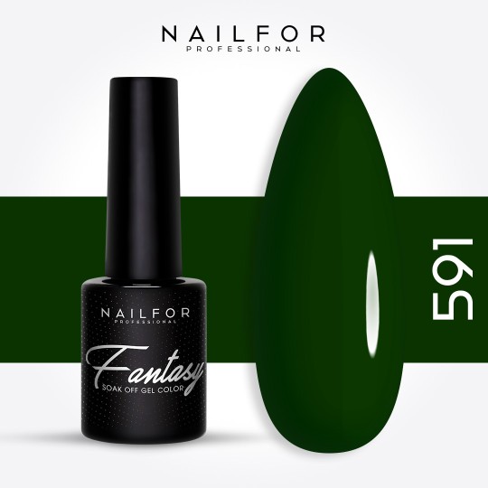 Semipermanente smalto colore per unghie: FANTASY Smalto Gel Semipermanente - 591 Nailfor 6,99 €