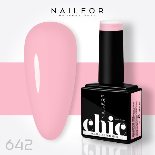 Semipermanente smalto colore per unghie: CHIC SMALTO SEMIPERMANENTE - 642 Nailfor 7,99 €