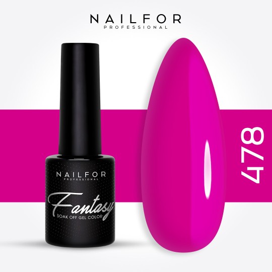 Semi-permanent nail polish color: Fantasy Semi-permanent Gel Polish - 478 Nailfor €6.99