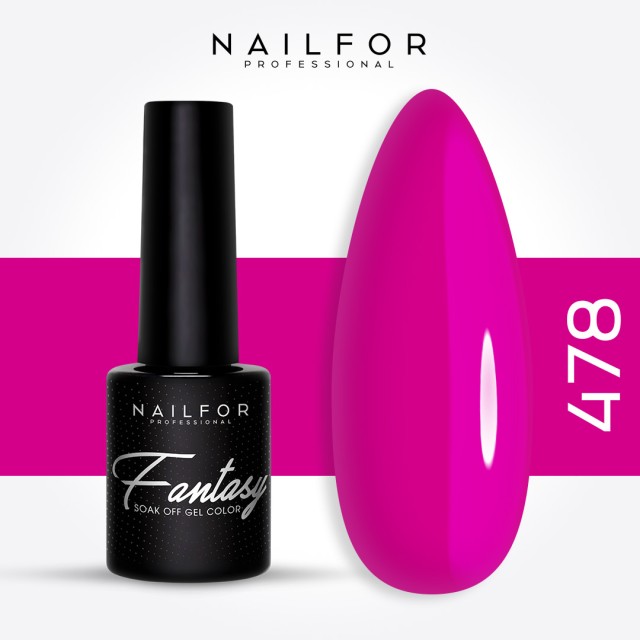 Semipermanente smalto colore per unghie: FANTASY Smalto Gel Semipermanente - 478 Nailfor 6,99 €