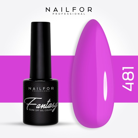 Esmalte de uñas semipermanente color: Fantasy Esmalte Gel semipermanente - 481 Nailfor 6,99 €