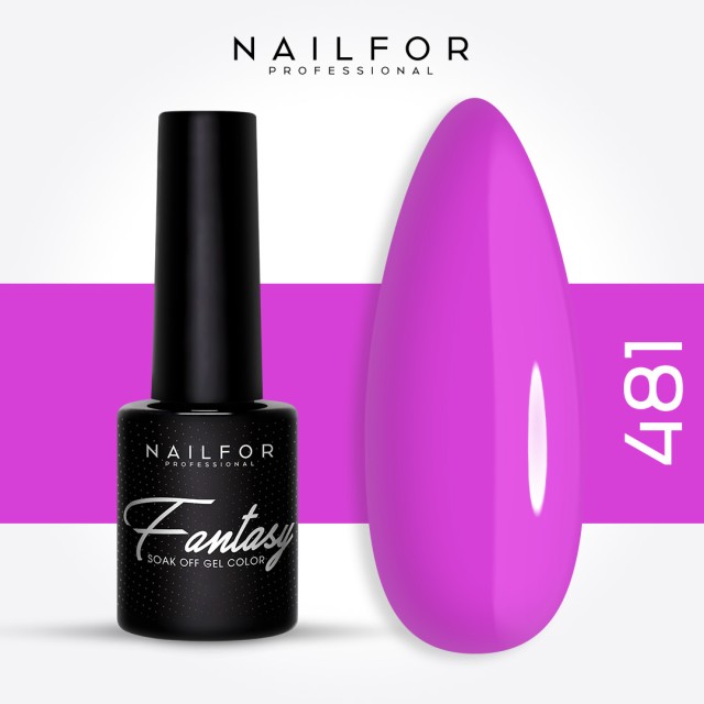 Semipermanente smalto colore per unghie: FANTASY Smalto Gel Semipermanente - 481 Nailfor 6,99 €