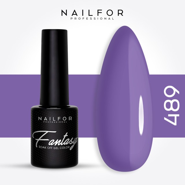 Semipermanente smalto colore per unghie: FANTASY Smalto Gel Semipermanente - 489 Nailfor 6,99 €