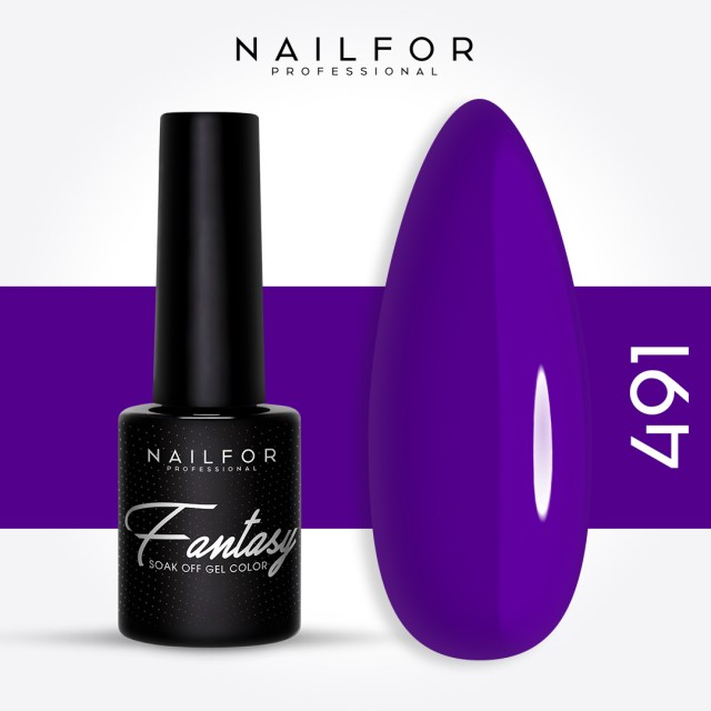 Semipermanente smalto colore per unghie: FANTASY Smalto Gel Semipermanente - 491 Nailfor 6,99 €