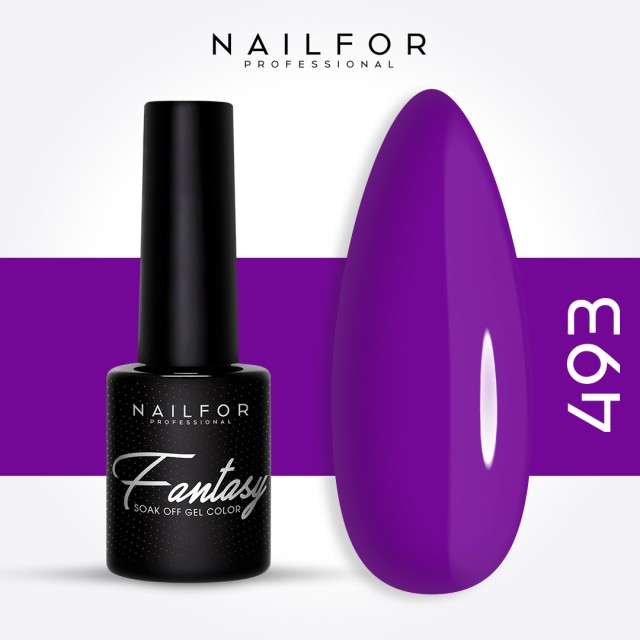 Semipermanente smalto colore per unghie: FANTASY Smalto Gel Semipermanente - 493 Nailfor 6,99 €