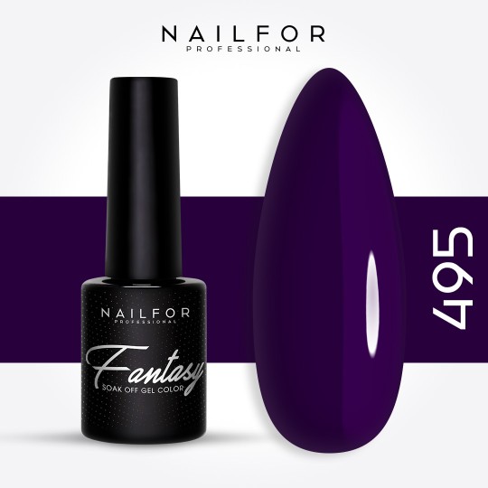Semi-permanent nail polish color: Fantasy Semi-permanent Gel Polish - 495 Nailfor €6.99