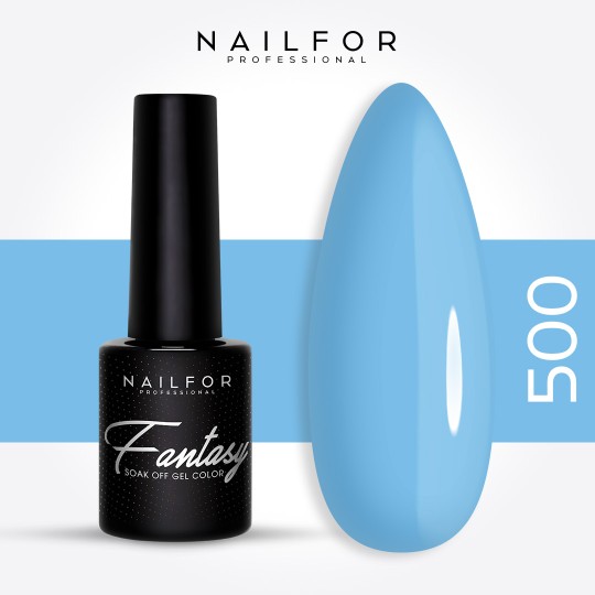 Semi-permanent nail polish color: Fantasy Semi-permanent Gel Polish - 500 Nailfor €6.99
