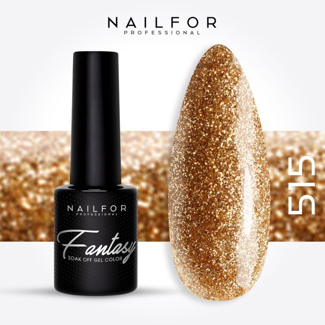Vernis à ongles semi-permanent couleur : Fantasy Semi-permanent Gel Polish - 515 Nailfor 6,99 €