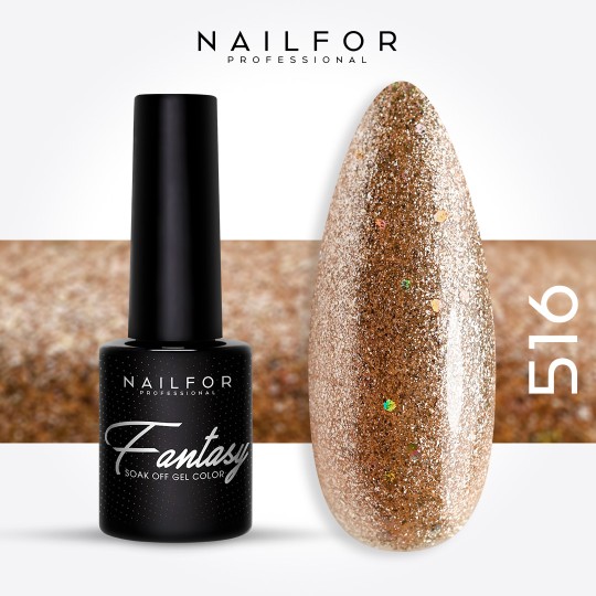 Semipermanente smalto colore per unghie: FANTASY Smalto Gel Semipermanente - 516 Nailfor 6,99 €