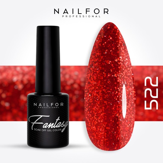 Esmalte de uñas semipermanente color: Fantasy Esmalte semipermanente Gel - 522 Nailfor 6,99 €