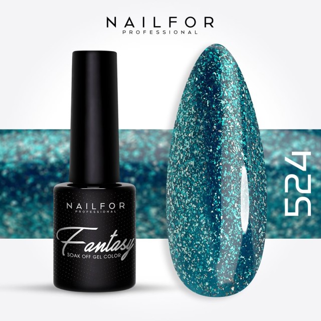 Semipermanente smalto colore per unghie: FANTASY Smalto Gel Semipermanente - 524 Nailfor 6,99 €