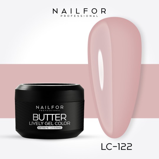 nail gel color, nail art , nails Butter High Density Gel Color - LC122 | Nailfor €4.99