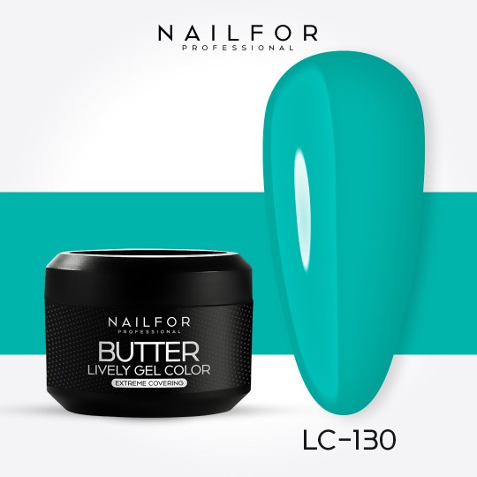 gel de couleur pour ongles, nail art , nails Gel Color haute densité Butter - LC130 | Nailfor 4,99 €