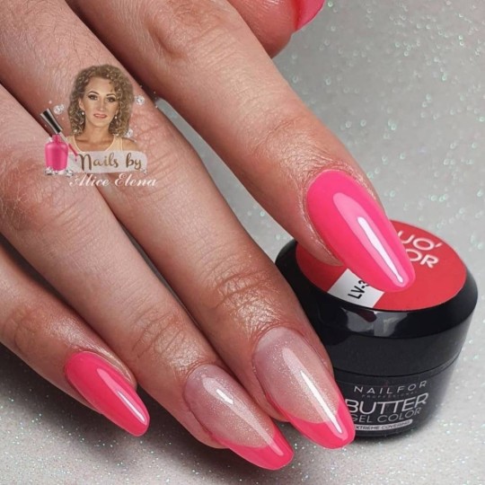 nail gel color, nail art , nails Butter High Density Gel Color Fluo - LC395 | Nailfor €3.49 2