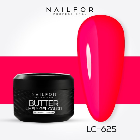 colore gel per unghie, nail art, nails Butter Alta Densità Gel Color Fluo - LC625 | Nailfor 4,99 €