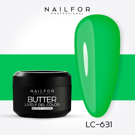 color gel para uñas, nail art , nails Butter High Density Gel Color Fluo - LC631 | Nailfor 4,99 €