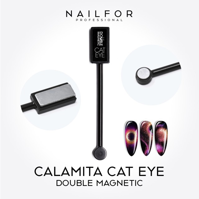 accessori per unghie, nails nail art alta qualità CALAMITA DOUBLE MAGNETIC CAT EYE - NERA Nailfor 2,99 € Nailfor