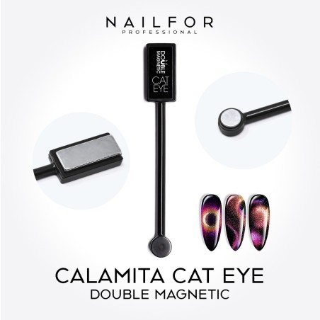 accesorios para uñas, nails nail art alta calidad IMÁN DOBLE Magnetic Cat eye GATO - NEGRO Nailfor 2,99 € Nailfor