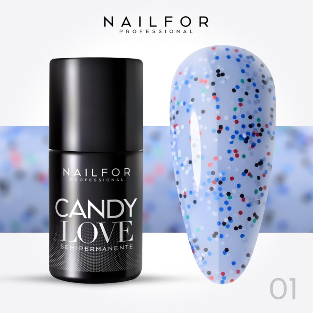Esmalte de uñas semipermanente Candy love - 01