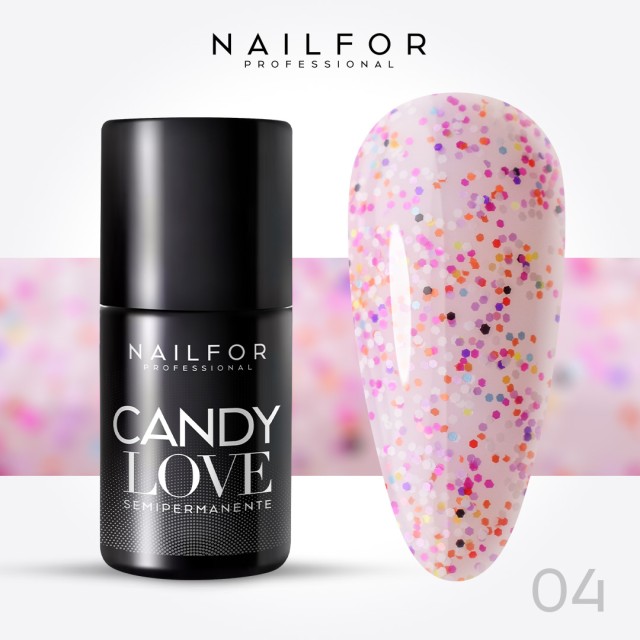 CANDY LOVE Semi-permanent nail polish - 04